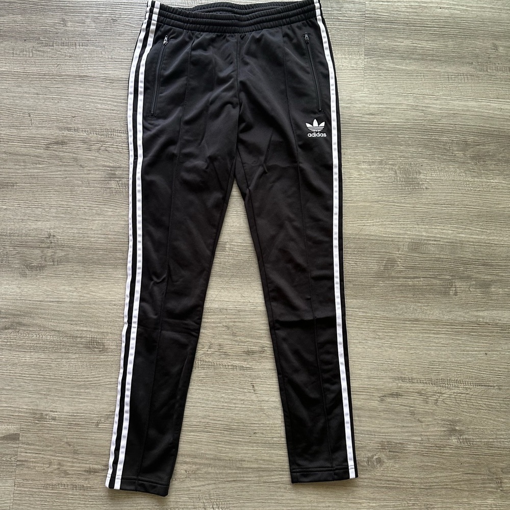 Adidas Kids Black Track Pants Sz Small